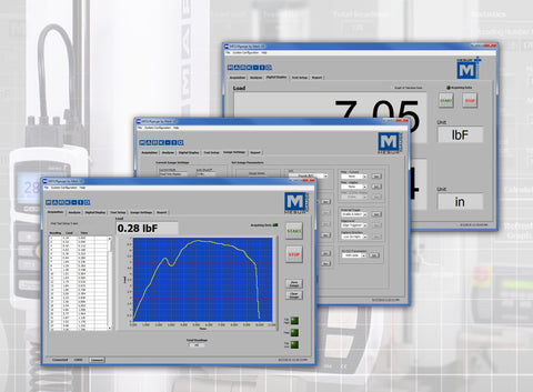 MESUR®gauge / MESUR®gauge Plus Load & Travel Analysis Software